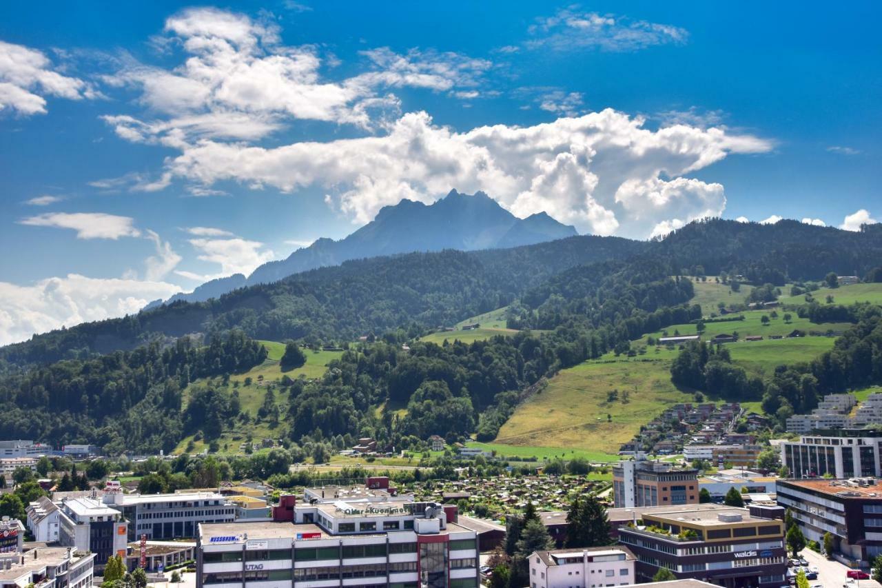 Dream View Apt With Homecinema Netflix & Loggia Luzern Exterior foto